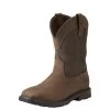 Ariat Men's Work Boots - Groundbreaker Waterproof Steel Toe - Palm Brown