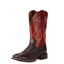 Ariat Coffee & Red Quantum Brander