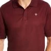 Ariat Men's TEK Polo - Maroon