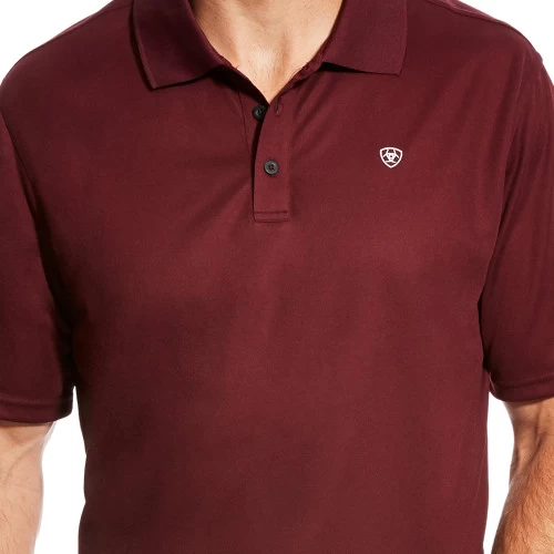Ariat Men's TEK Polo - Maroon