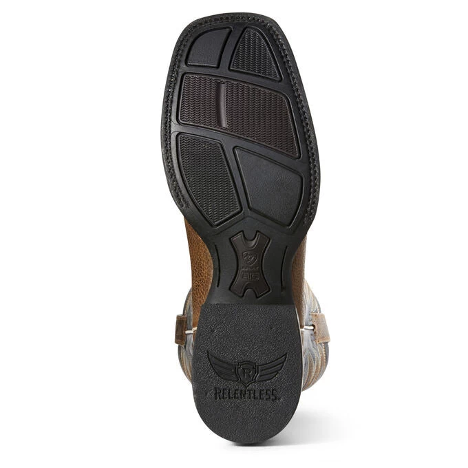 Men's Ariat Toffee And Black Square Toe Boot - Image 3