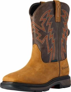 Ariat Men's Work Boots - Workhog XT - BOA / H2O - Aged Bark / Brown