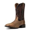 Ariat Men's Boots - Sport Smokewagon - Grizzly Elephant Print