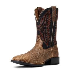 Ariat Men's Boots - Sport Smokewagon - Grizzly Elephant Print
