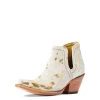 Ariat Women's Boots - Dixon Hair Calf Western - White Metallic