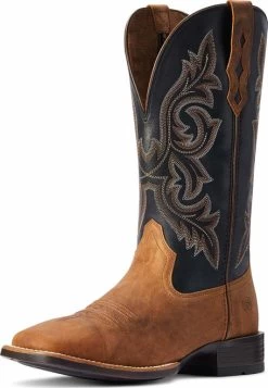 Ariat Men's Boots - Drover Ultra - Sorrell / Limousine Black