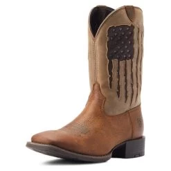 Ariat Men's Boots - Sport My Country VentTEK Western - Faithful Brown