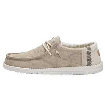 Heydude Hey Dude Wally Linen Natural Khaki - Image 2