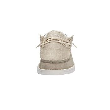 Heydude Hey Dude Wally Linen Natural Khaki - Image 3