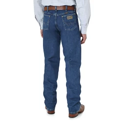 Wrangler Mens Jeans - George Strait Cowboy Cut Original Fit - Stone Denim