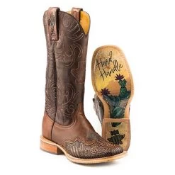 Tin Haul Women's Boots - Cactooled - Brown