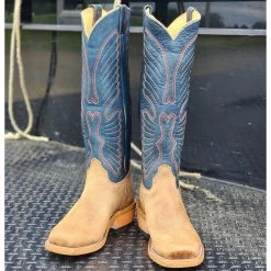 Olathe Indigo Angry Elk Boots