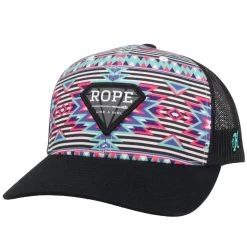 Hooey Aztec Rope Like A Girl Cap