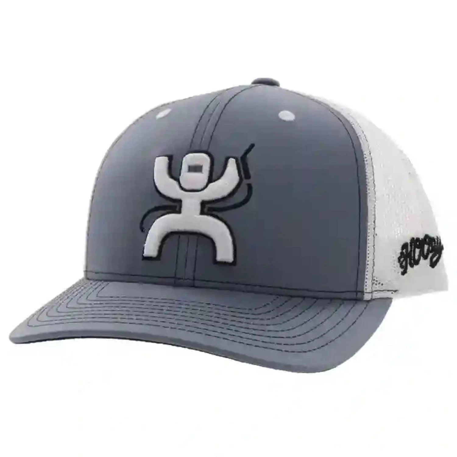 Hooey Mid Profile Grey/White Cap-Arc Welder Logo