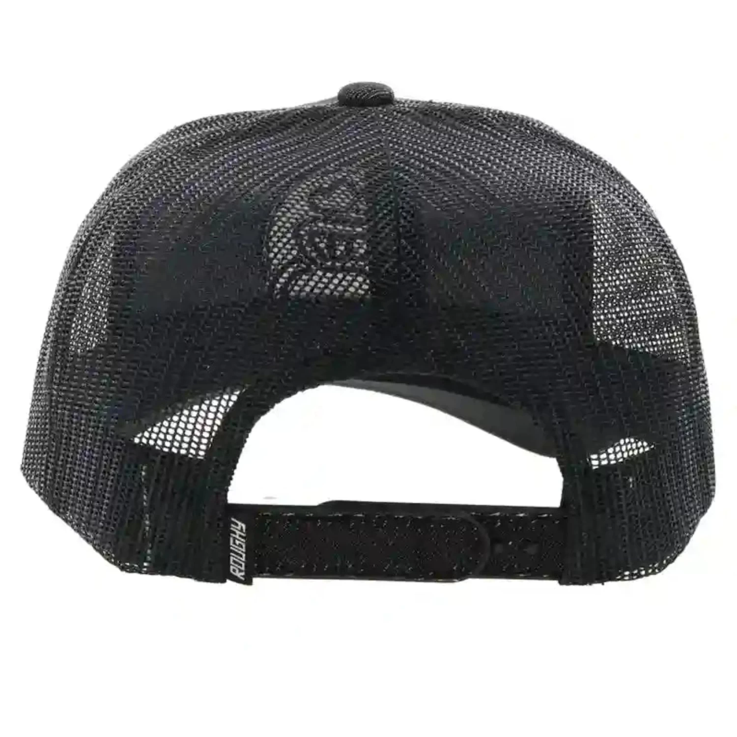 Hooey High Profile Heather Black Cap-Charcoal Roughy Logo - Image 3