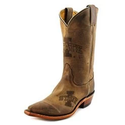 Nocona Women's Brown Branded ISU Snip Toe Boot