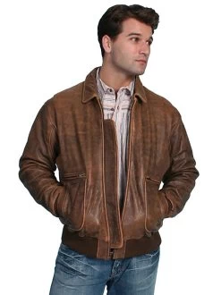 Scully Men's Jackets - Bomber - Lambskin