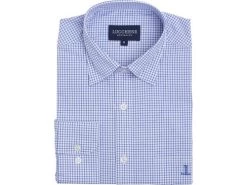 Lucchese Men's Apparel - Pattern Button Up Shirt - Blue