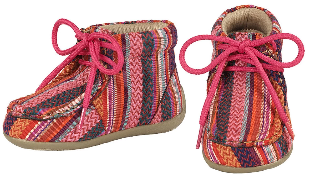 Riley Raspberry Serape Stripe Shoe
