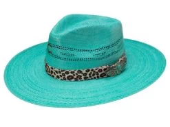 Charlie 1 Horse Women's Hat - Wanted Collection - Right Meow - Turquoise
