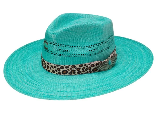 Charlie 1 Horse Women's Hat - Wanted Collection - Right Meow - Turquoise