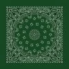 Bandanas - Traditional Paisley - Hunter Green