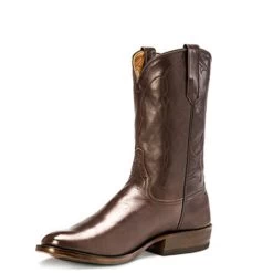 Rios Of Mercedes Boots - Chocolate Sleek Buffalo Calf