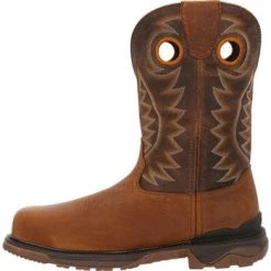 Rocky Boots Rocky Carbon 6: 11" Carbon Toe Waterproof Pull-On Western Boot