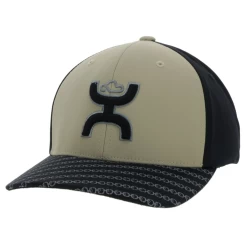 Hooey Solo III Tan/Black Logo Cap