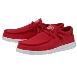 Heydude Hey Dude Wally Slub Canvas Red