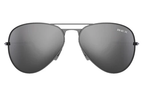 Bex Sunglasses - Wesley - Brushed Silver / Grey