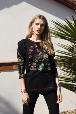 Double D Ranchwear Women’s - Riata Rodeo Top - Black