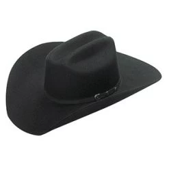 Black 2X Santa Fe Felt Hat