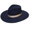 Twister Navy Felt Fedora