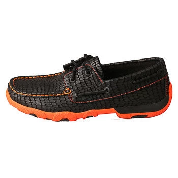 Twisted X Women's Black & Orange Driving Moc - Image 4