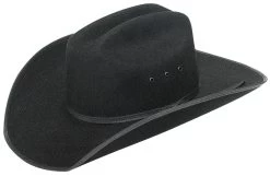 Youth Wool Felt Black Hat