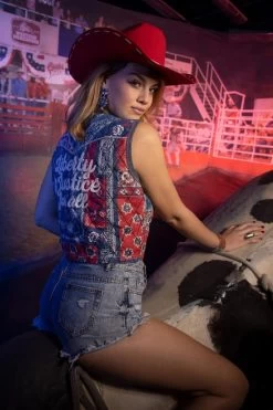 Double D Ranchwear Women’s -Liberty & Justice For All Vest