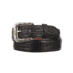 Lucchese Men's Belts - Hornback Caiman - Black
