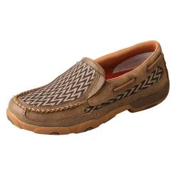 Twisted X Women's Tan ZigZag Slip On Moc