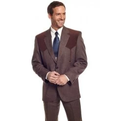 Circle S Men's Apparel - Heather Boise Sport Coat - Chestnut