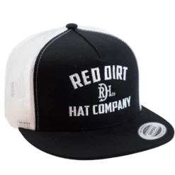 Red Dirt White Direct Stitch Cap