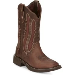 Justin Women's Boots - Paisley - Spice Brown
