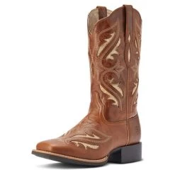Ariat Women's Boots - Round Up Bliss Western - Midday Tan