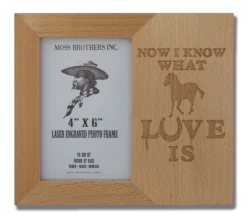 Moss Brothers Housewares - Beach Wood - Love Is Love - 4 X 6 Picture Frame