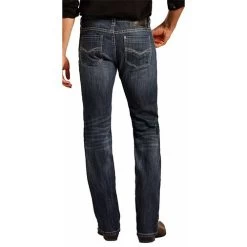 Cinch Rock & Roll Denim Men's Jeans - Revolver Straight Leg - Dark Wash