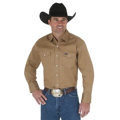 Wrangler Men's Work Shirt - Cowboy Cut - Rawhide