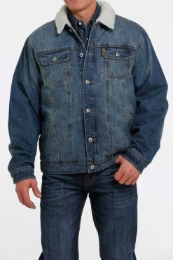 Cinch Men's Outerwear - Concealed Carry Trucker Jacket - Indigo