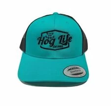 Outdoor Crew Teal And Black Cap