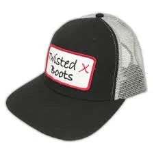 Twisted X Black And Grey Cap